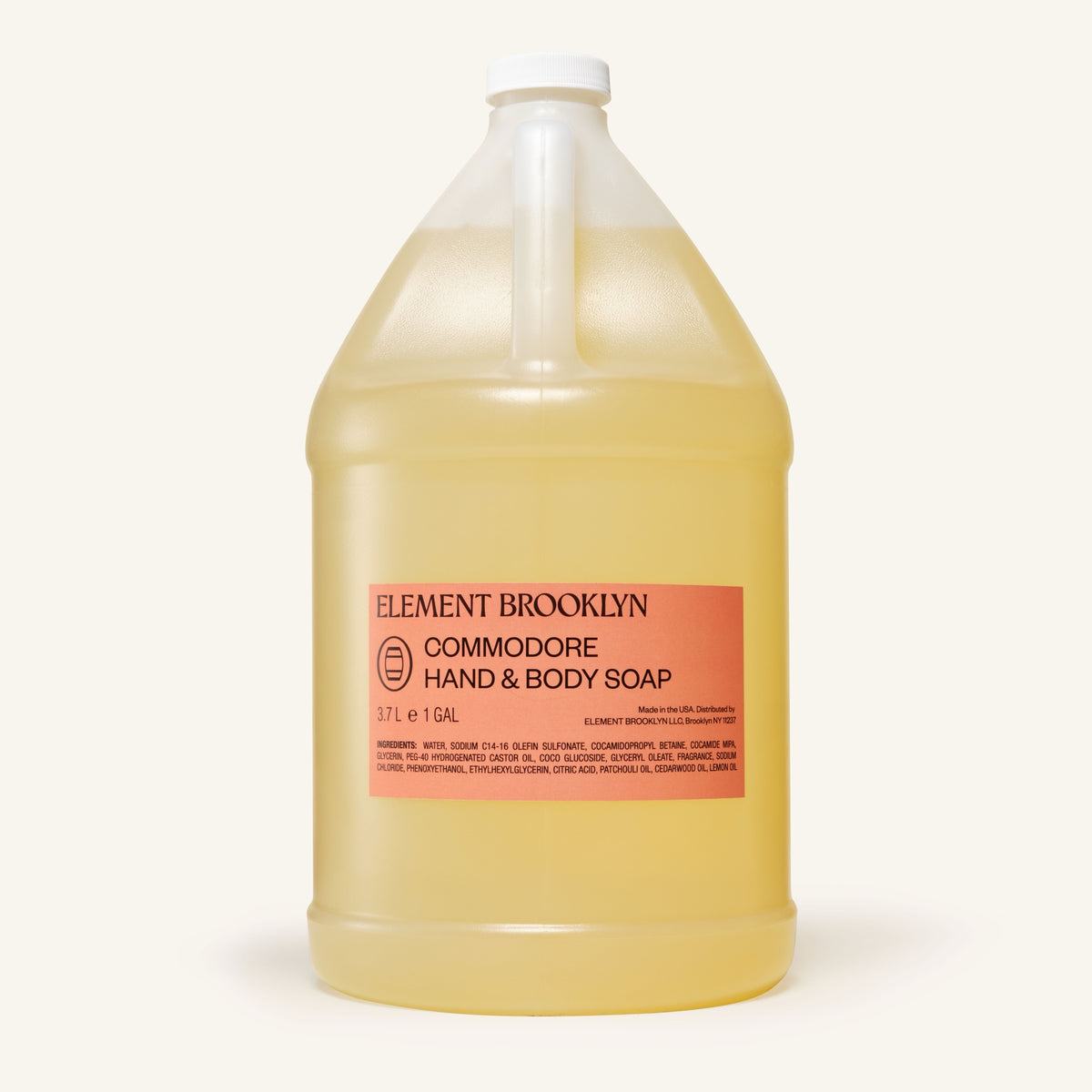 Commodore Hand & Body Soap – 1 Gallon Jug