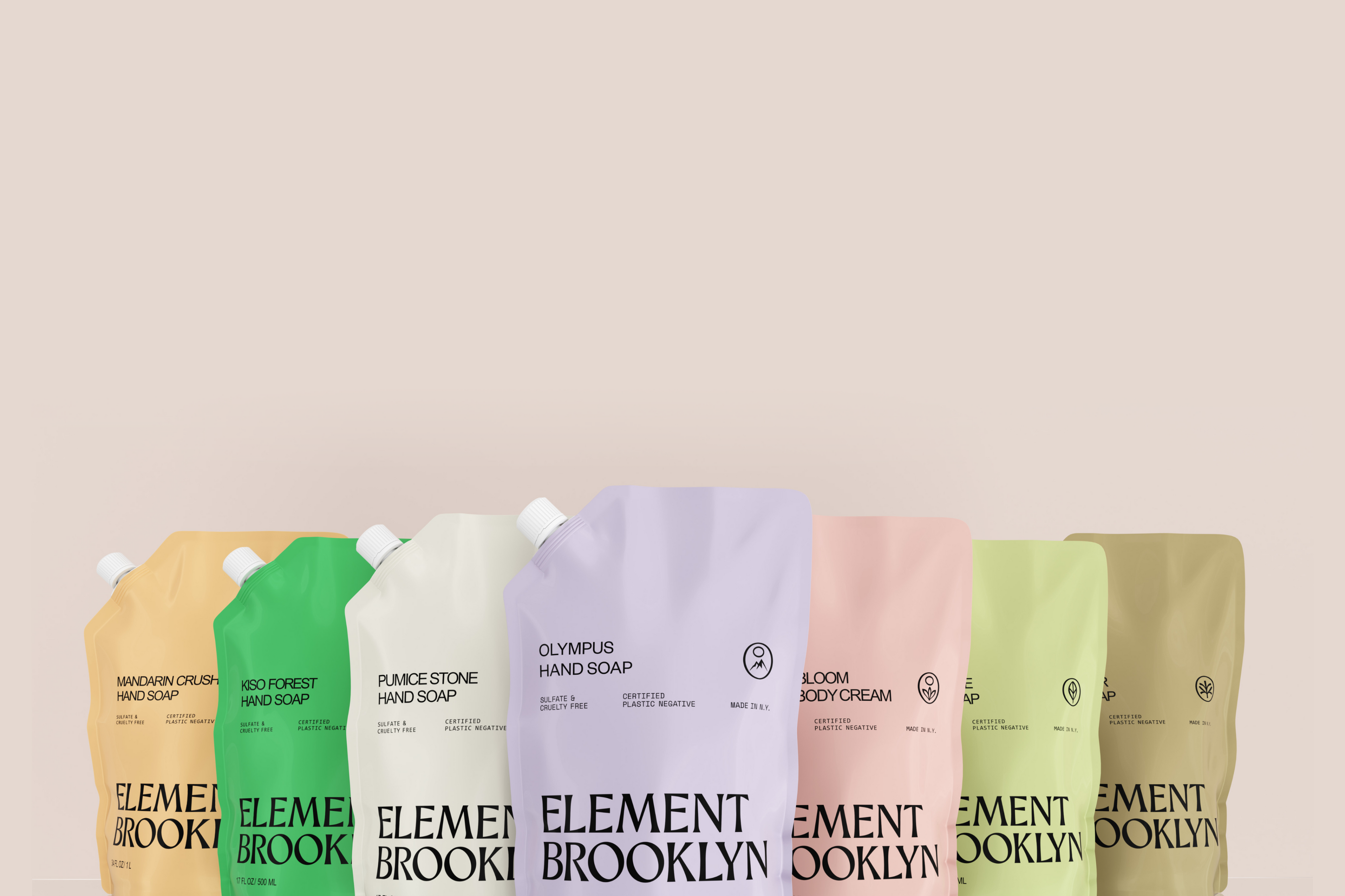 Top hand soaps of Element Brooklyn