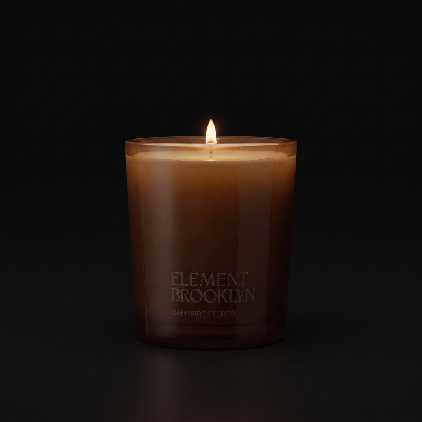 Campfire Stereo Candle burning