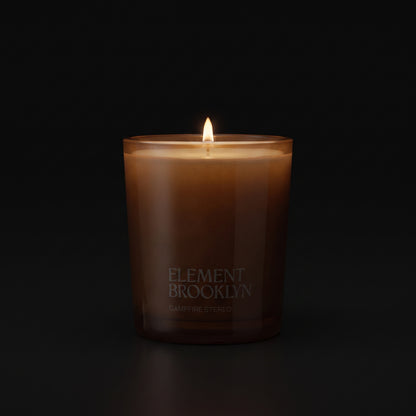 Campfire Stereo Candle burning
