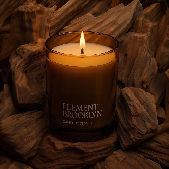 Campfire Stereo Candle