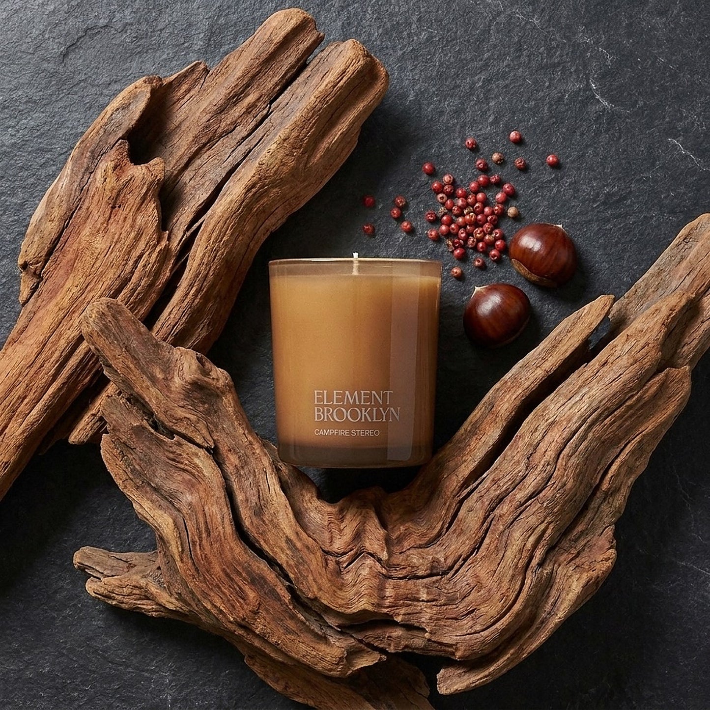 Campfire Stereo Candle