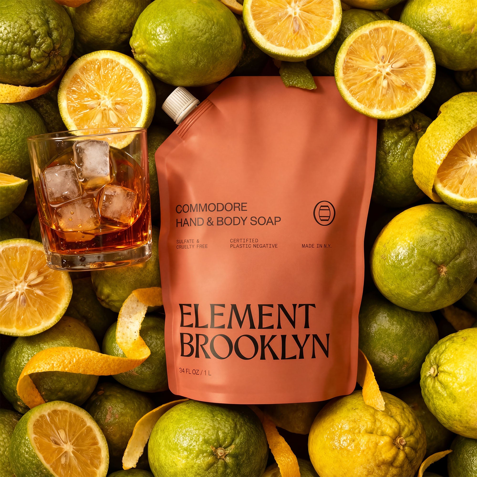 AP STUDIO  SCENTOF スーパーラムガウン Compare to Malin+Goetz Rum - Commodore Hand Soap Refill – Element