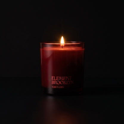 Dusk in Eden Candle burning