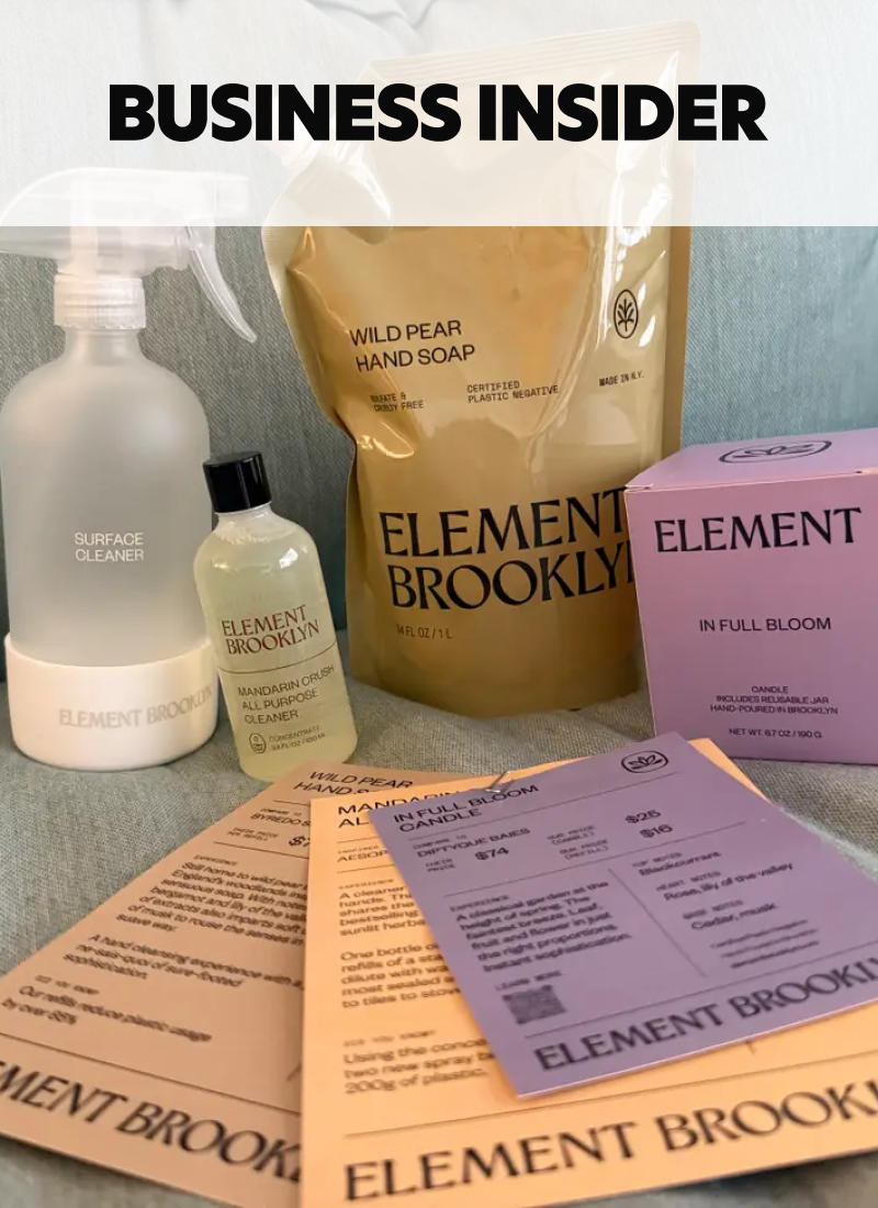 Element Brooklyn dupes the most luxurious scents on the market and makes them into refillable candles soaps and more