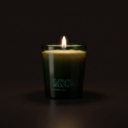 Wicked Ficus Candle burning